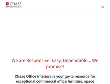 Tablet Screenshot of chaseoffice.ca